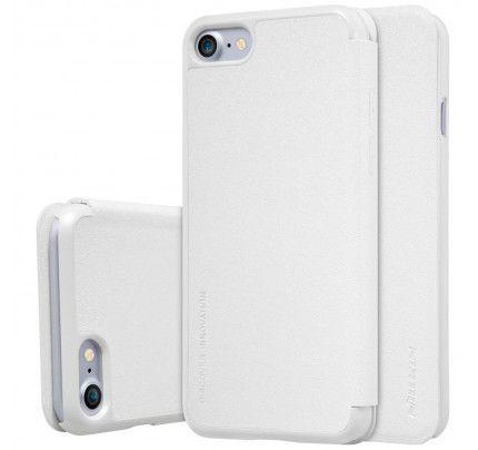 Θήκη Nillkin Sparkle Folio iPhone 7 λευκού χρώματος