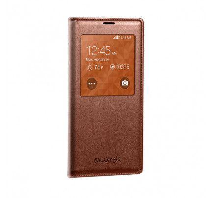 Samsung S View Cover EF-CG900BF Rose Gold for Samsung Galaxy S5