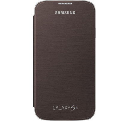 Θήκη Samsung Flip Cover για Samsung Galaxy S4 i9500 brown EF-FI950BAEGWW Original