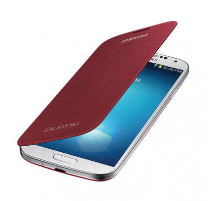 Θήκη Samsung Flip Cover για Samsung Galaxy S4 I9500 in Red EF-FI950BREG Original