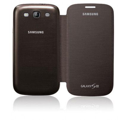 Samsung Flip Cover EFC-1G6FAEC for Galaxy S3 amber brown (χωρίς συσκευασία)