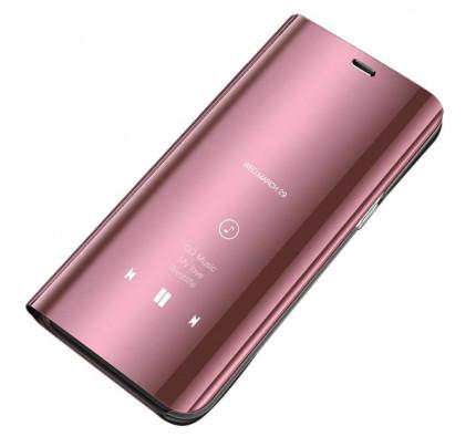 Θήκη OEM Clear View Standing Cover για Huawei P20 Lite pink