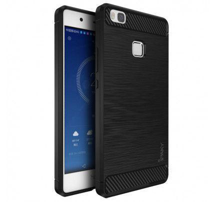 Θήκη iPaky Slim Carbon flexible cover TPU for Huawei P9 Lite black