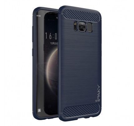 Θήκη iPaky Slim Carbon flexible cover TPU for Samsung Galaxy S8 G950 blue