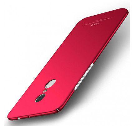 Θήκη MSVII Simple Ultra-Thin Cover PC γιαXiaomi Redmi Note 4X / Note 4 (Snapdragon global version) red