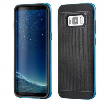 Θήκη OEM Neo Hybrid Rubber Cover with PC Frame για Samsung Galaxy S8 Plus G955 blue