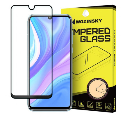 Wozinsky Tempered Glass Full Glue Super Tough SFull Coveraged with Frame Case Friendly for Huawei P40 Lite black