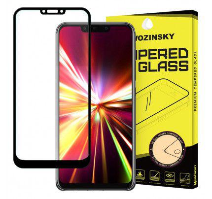 Tempered Glass Full Glue Super Tough Full Coveraged with Frame Case Friendly for Huawei Mate 20 Lite black