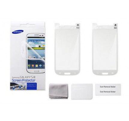 Samsung 2Pc Screen Protector White I8190 Galaxy S III Mini ETC-G1M7WE