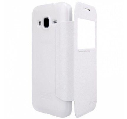 Θήκη Nillkin Sparkle S-View για Samsung Galaxy Core Prime G360 White