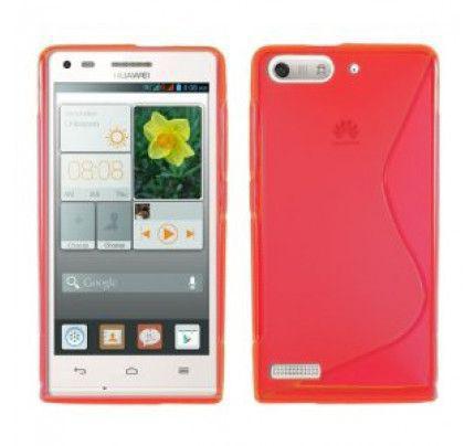 Θήκη TPU S-Line για Huawei Ascend G6 red