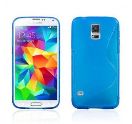 Θήκη TPU S-line για Samsung Galaxy S5 G900 μπλε χρώματος