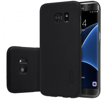 Θήκη Nillkin Super Frosted Shield για Samsung Galaxy S7 Edge G935 black + Φιλμ Προστασίας Οθόνης