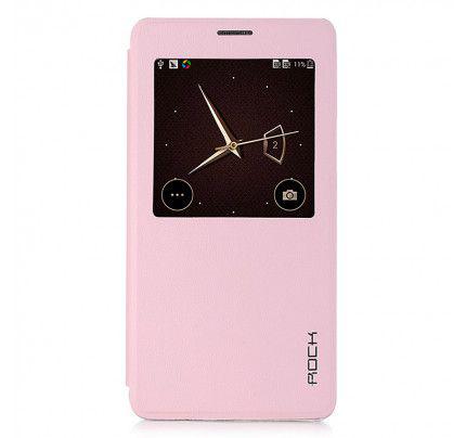 Θήκη Rock Side Flip Uni Series για Galaxy A7 pink
