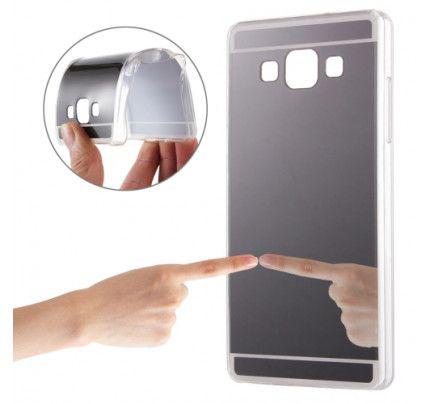 Θήκη Jelly Mirror για Samsung Galaxy J5 J500 γκρι χρώματος
