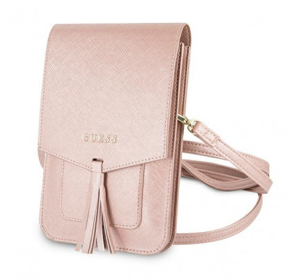 Guess Handbag Pink Saffiano