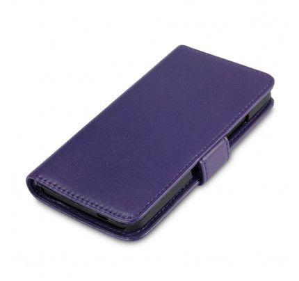 Θήκη για Htc One Leather Wallet Case Purple