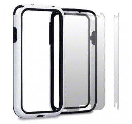 Θήκη για Samsung i9500 Galaxy S4 Bumper Case By Warp - Black/White