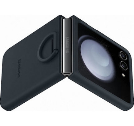 EF-PF731TNE Samsung Silicone Cover with Ring for Galaxy Z Flip 5 Indigo