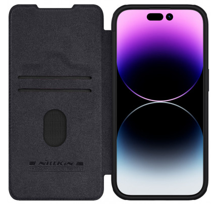Nillkin Qin Book PRO Case for Apple iPhone 15 Pro Max Black