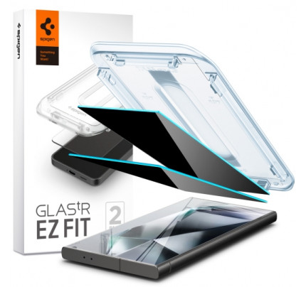 Spigen Glas.tr ”ez Fit” 2-pack Privacy Tempered Glass Samsung Galaxy S24 Ultra