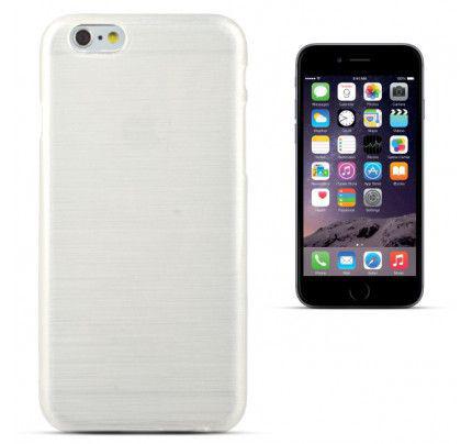 Θήκη Jelly Brush TPU για iPhone 6 / 6s λευκού χρώματος