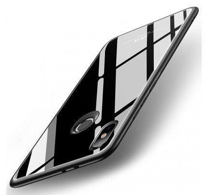 Θήκη MSVII Tempered Glass Case Durable Cover with Tempered Glass Back για Xiaomi Mi A2 / Mi 6X black