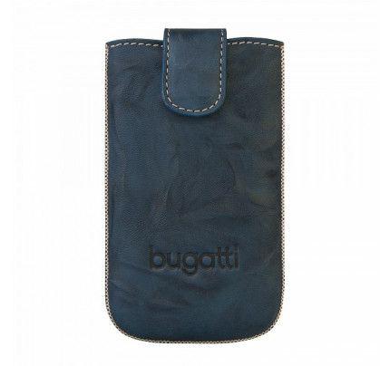 Θήκη Bugatti Slimcase Leather Unique Jean Size Small για Z3 , Spiro , Asha 311