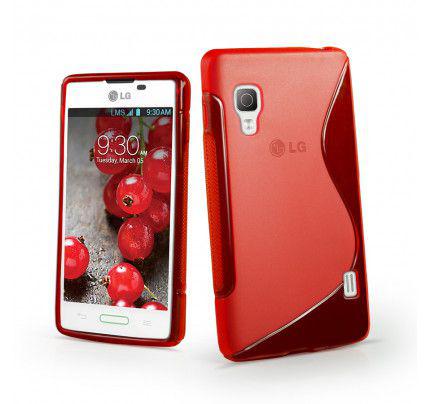 Θήκη TPU για LG L5 E610 Κόκκινη