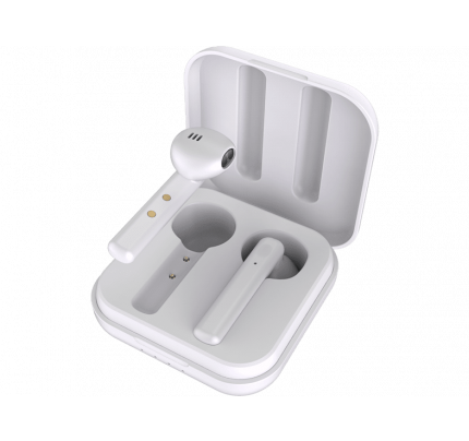 Ασύρματα ακουστικά LEDWOOD + Θήκη φόρτισης LD-M1011-TWS Λευκά(3700789508038) 