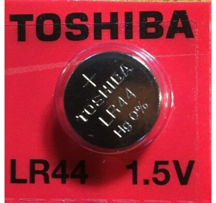 Toshiba Αλκαλική Μπαταρία Ρολογιών LR44 1.5V 1τμχ