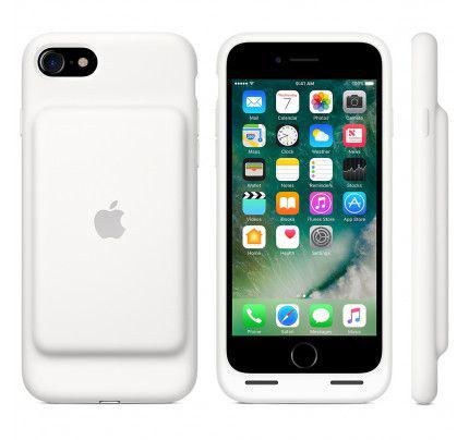 Apple Original MN012ZM/A Smart Battery Case για iPhone 7 λευκού χρώματος blister 