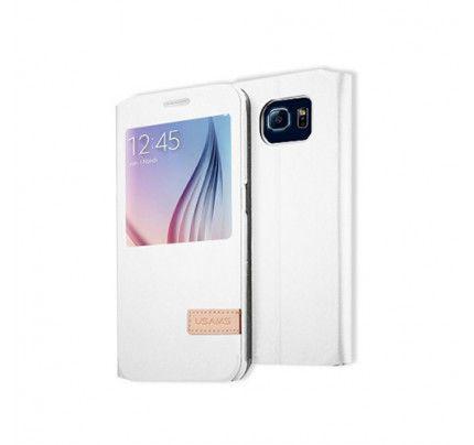 Θήκη Usams Muge S-view για Samsung Galaxy S6 White