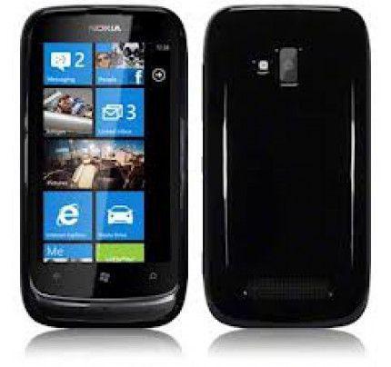 Θήκη Σιλικόνης για Nokia Lumia 610 μαύρη