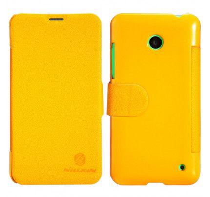 Θήκη Nillkin Fresh Folio για Nokia Lumia 630 Yellow