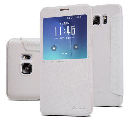 Θήκη Nillkin Sparkle S-View για Samsung Galaxy Note 5 white