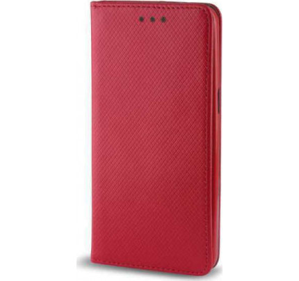 Θήκη OEM Smart Magnet για Huawei P20 κόκκινου χρώματος (stand ,θήκη για κάρτα )