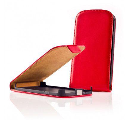 Θήκη FLIP ΓΙΑ ΤΟ κινητό HTC ONE M7 σε κόκκινο χρώμα