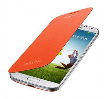 Θήκη Samsung Flip Cover για Samsung Galaxy S4 i9500 in Orange EF-FI950BOEG Original