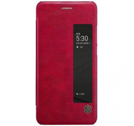 Θήκη Nillkin Qin Book για Huawei P10 κόκκινου χρώματος ( Δερμάτινη)