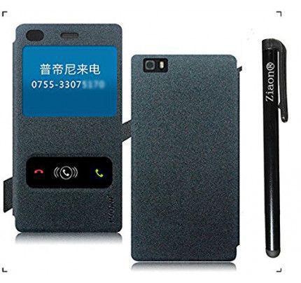 Θήκη Pudini Book S-View για Huawei P8 Lite black