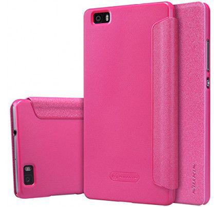 Θήκη Nillkin Sparkle Folio για Huawei P8 Lite pink