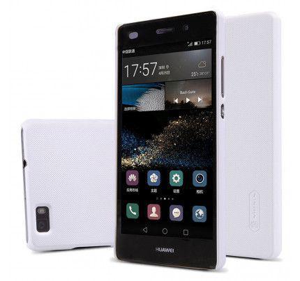 Θήκη Nillkin Super Frosted Shield για Huawei P8 Lite white + Φιλμ Προστασίας Οθόνης