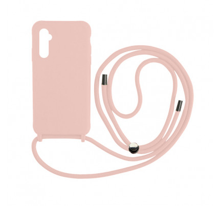 Θήκη με κορδόνι Techsuit - Crossbody Lanyard - Samsung A54 - Pink