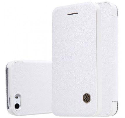 Θήκη Nillkin Qin Book για iPhone 5 / 5s/ SE λευκού χρώματος ( Δερμάτινη)