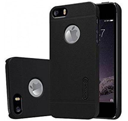 Θήκη Nillkin Super Frosted Shield για iPhone 5 / 5s/ SE Black + Φιλμ Προστασίας Οθόνης
