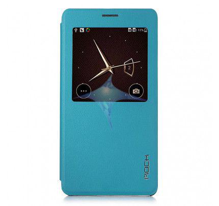 Θήκη Rock Side Flip Uni Series για Galaxy A7 blue