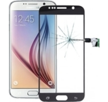 Φιλμ Προστασίας Οθόνης Tempered Glass (άθραυστο ) 9H για Samsung Galaxy S6 full face black