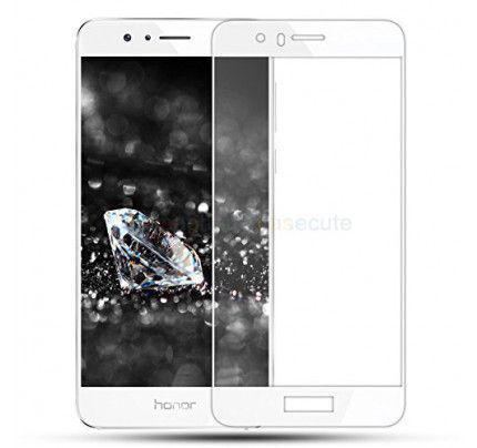 Φιλμ Προστασίας Οθόνης Tempered Glass 2.5D full face  για Huawei Honor 8 λευκού χρώματος