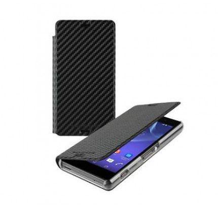 Θήκη SMA5150CW Sony Roxfit Original Folio Carbon Black για Xperia Z3 compact 